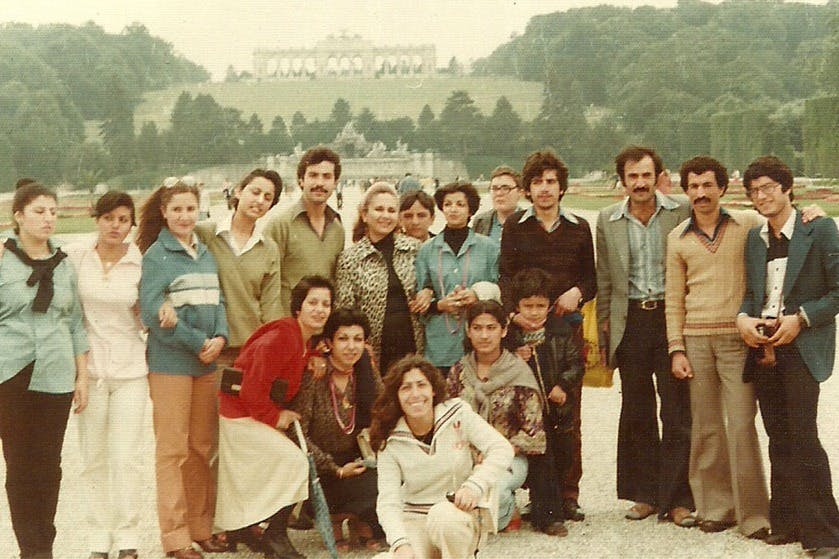 گروه کُر فرح، چند ماه پیش از پیروزی انقلاب اسلامی، وین ۱۹۷۸